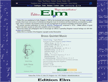 Tablet Screenshot of editionelm.eu